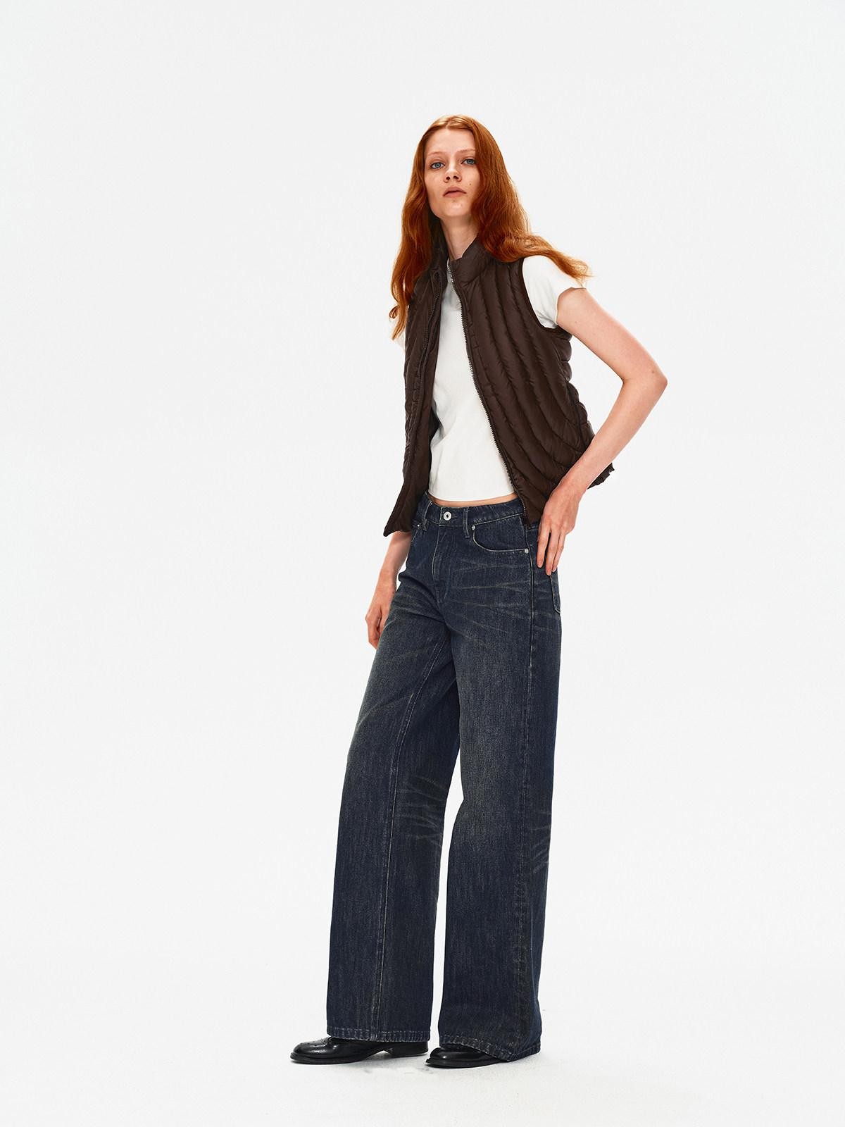 Northbutsouth Quilted Reversible Slim Ribbed Women&