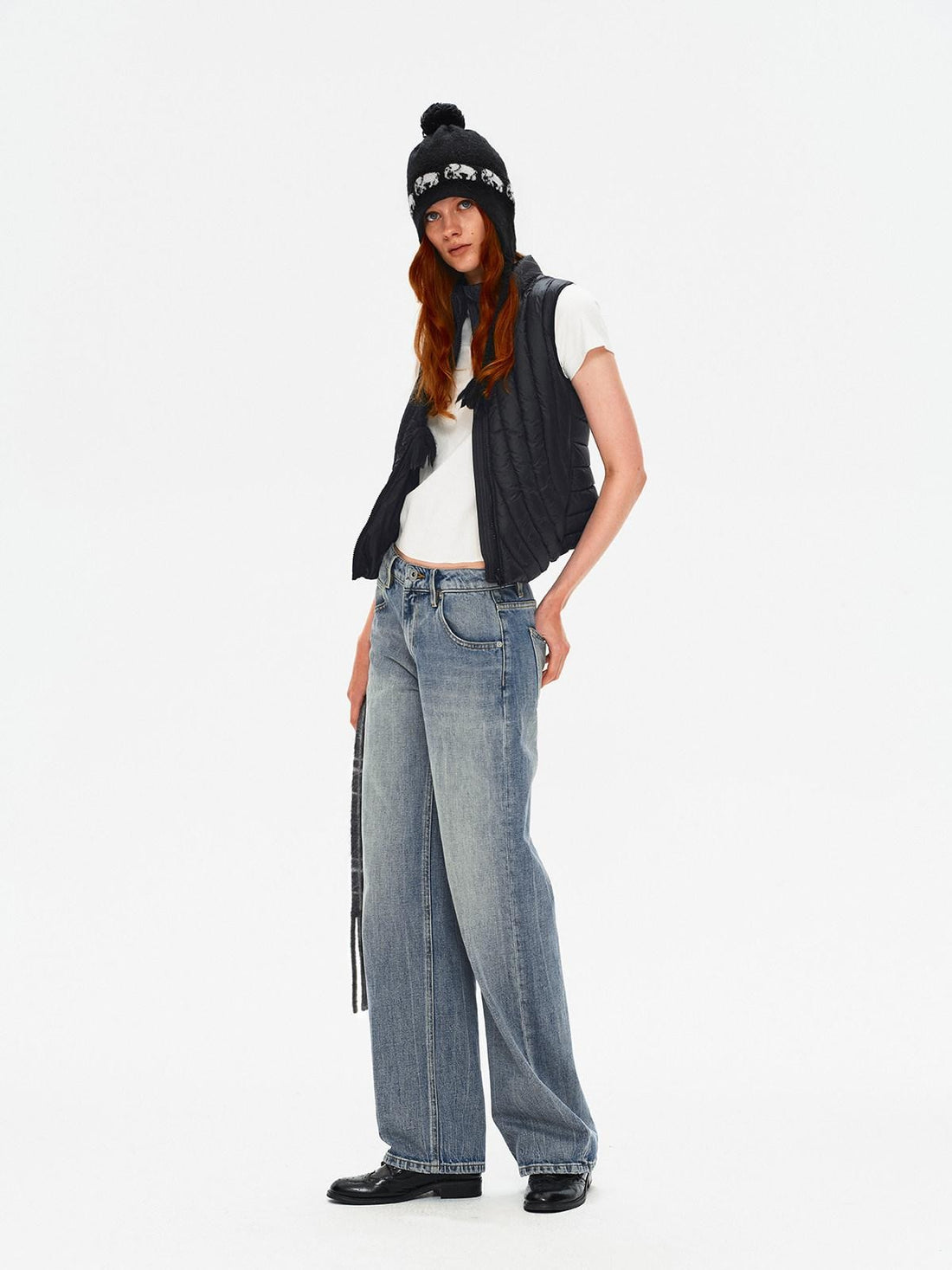 Northbutsouth Quilted Reversible Slim Ribbed Women&