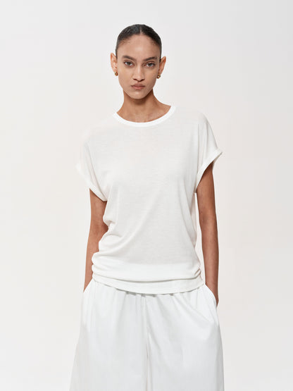 Northbutsouth Raglan Batwing Sleeve Cropped Relaxed Fit T-Shirt