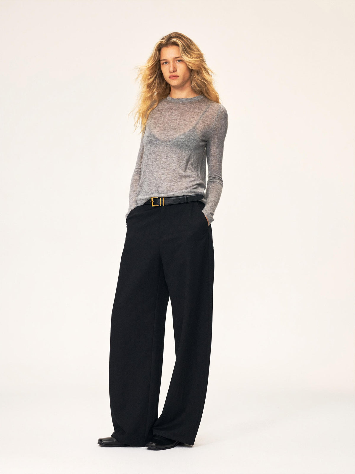 Northbutsouth Relaxed Fit Curved Leg Tencel Cotton Women&