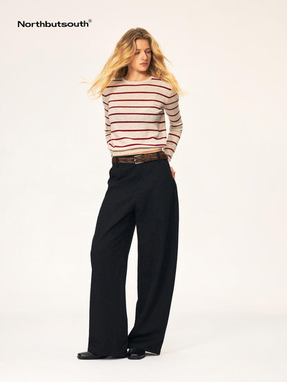 Northbutsouth Relaxed Fit Curved Leg Tencel Cotton Women&