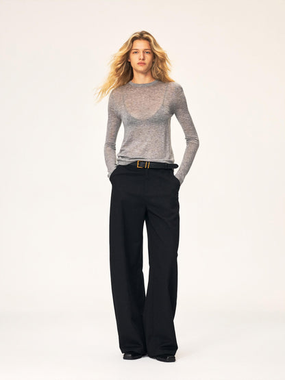 Northbutsouth Relaxed Fit Curved Leg Tencel Cotton Women&