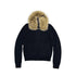 Northbutsouth_Removable_Fur_Collar_Lapel_Zip_Front_Women&