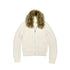 Northbutsouth_Removable_Fur_Collar_Lapel_Zip_Front_Women&