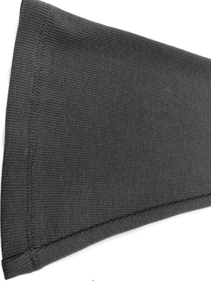 Northbutsouth Ribbed Bell Sleeve Slim Fit Women&