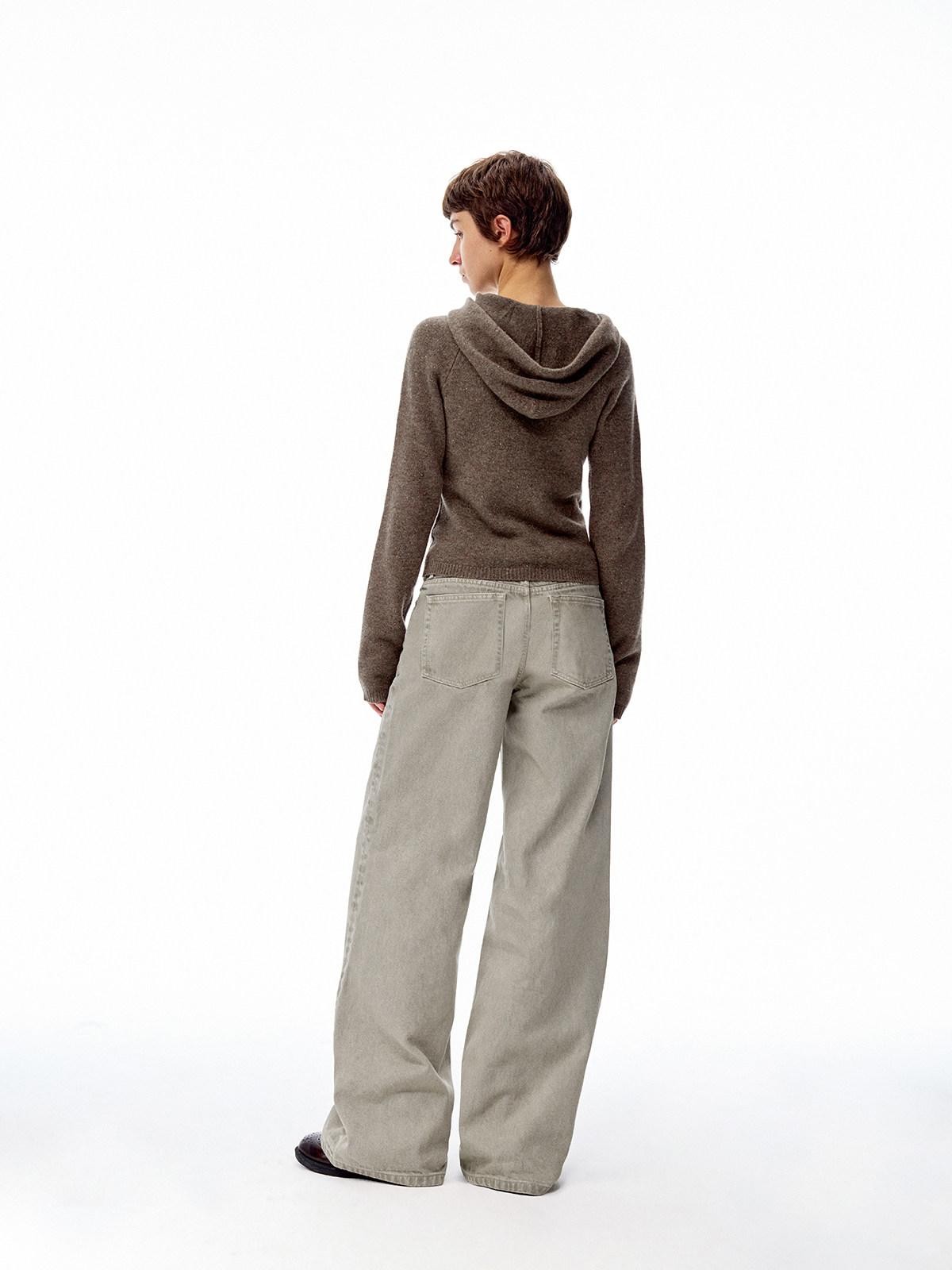 Northbutsouth Ribbed Pocketed Cropped Women&
