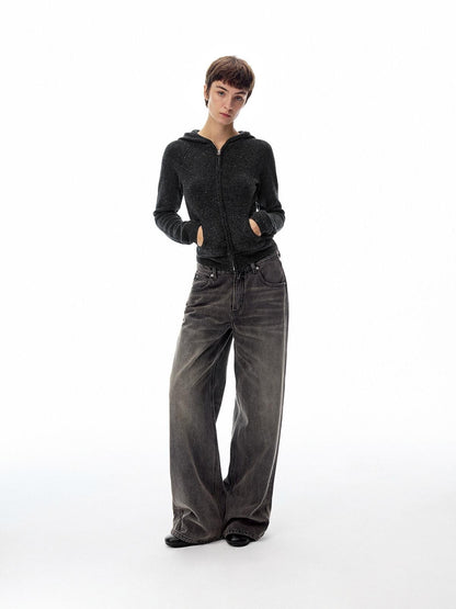 Northbutsouth Ribbed Pocketed Cropped Women&