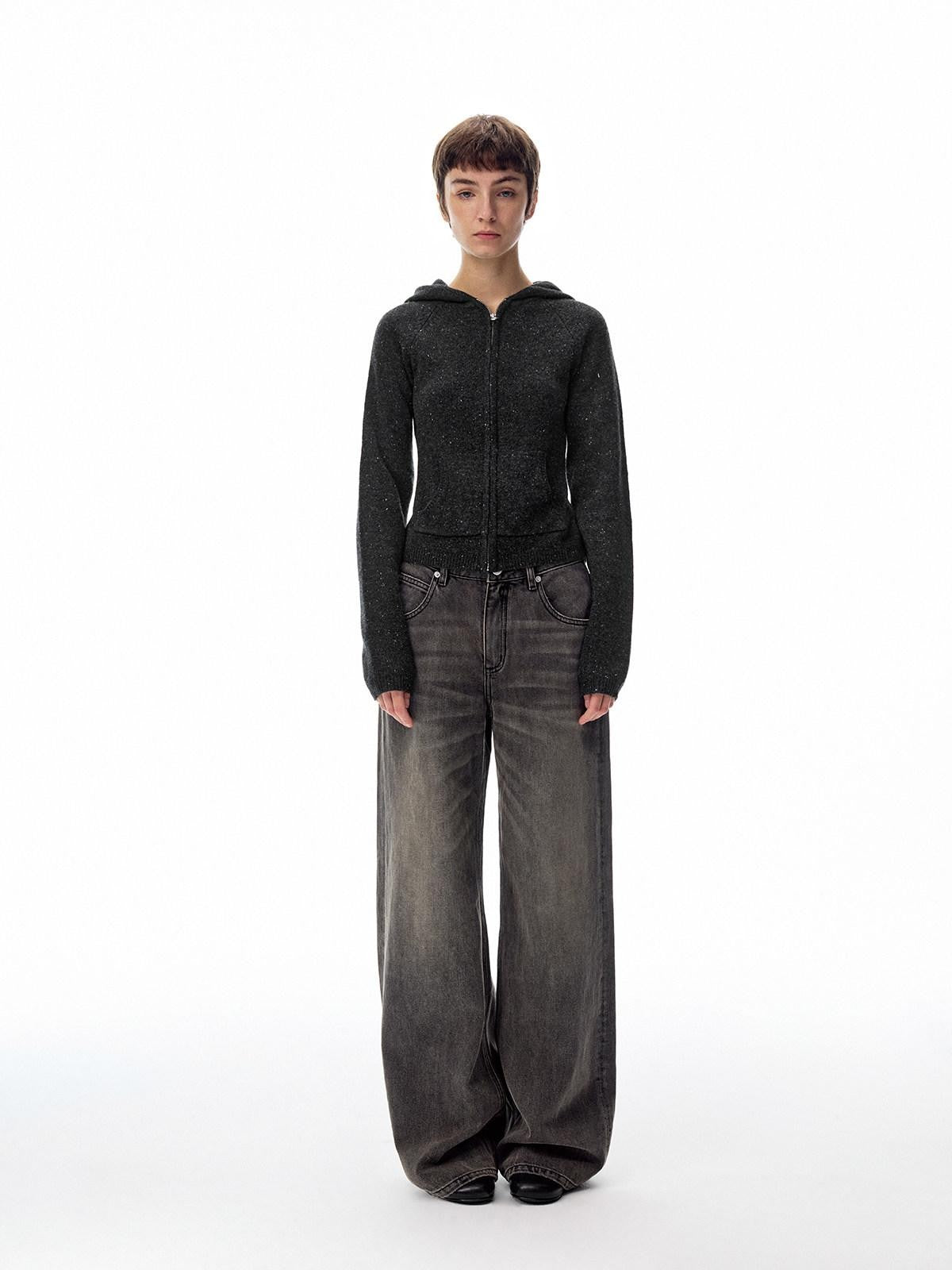 Northbutsouth Ribbed Pocketed Cropped Women&