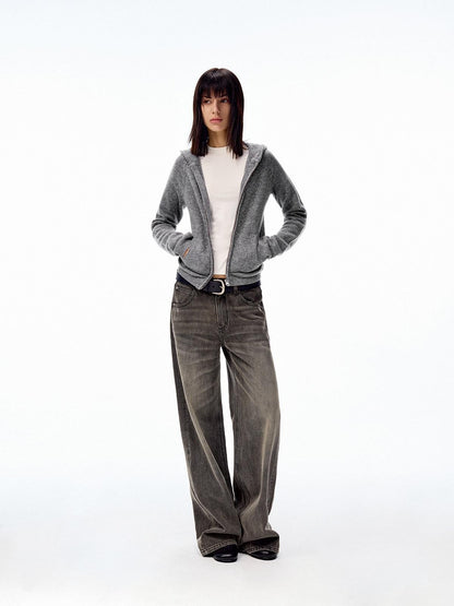 Northbutsouth Ribbed Pocketed Cropped Women&
