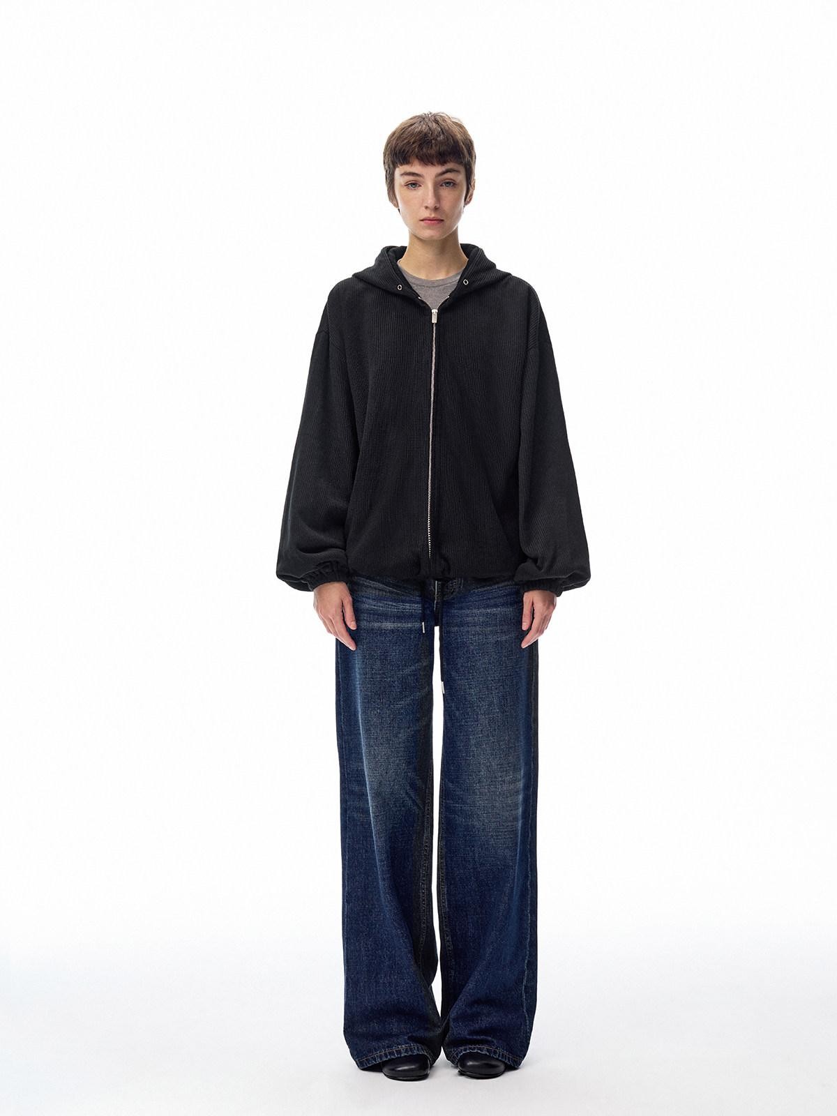 Northbutsouth Ribbed Texture Relaxed Casual Women&