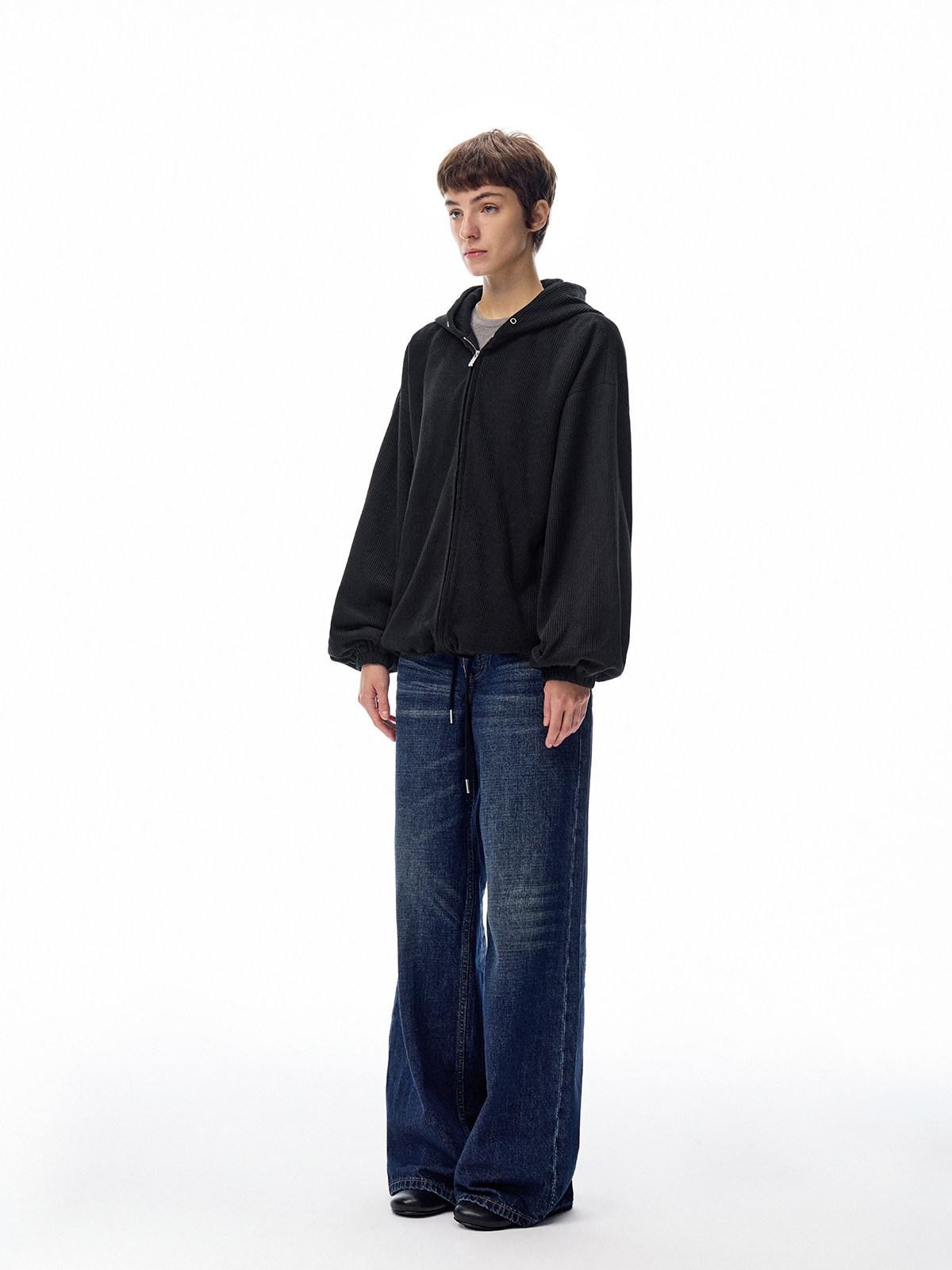 Northbutsouth Ribbed Texture Relaxed Casual Women&