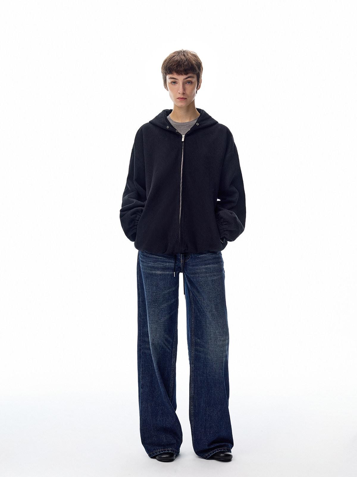 Northbutsouth Ribbed Texture Relaxed Casual Women&