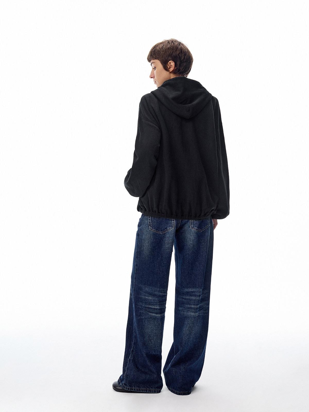 Northbutsouth Ribbed Texture Relaxed Casual Women&