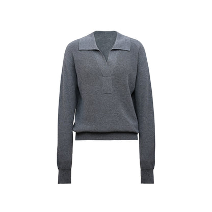Northbutsouth Semi Collar Loose Stack Knit Polo Top MISSTT
