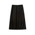 Northbutsouth_Shiny_A_Line_Back_Slit_Elastic_Waist_Women&