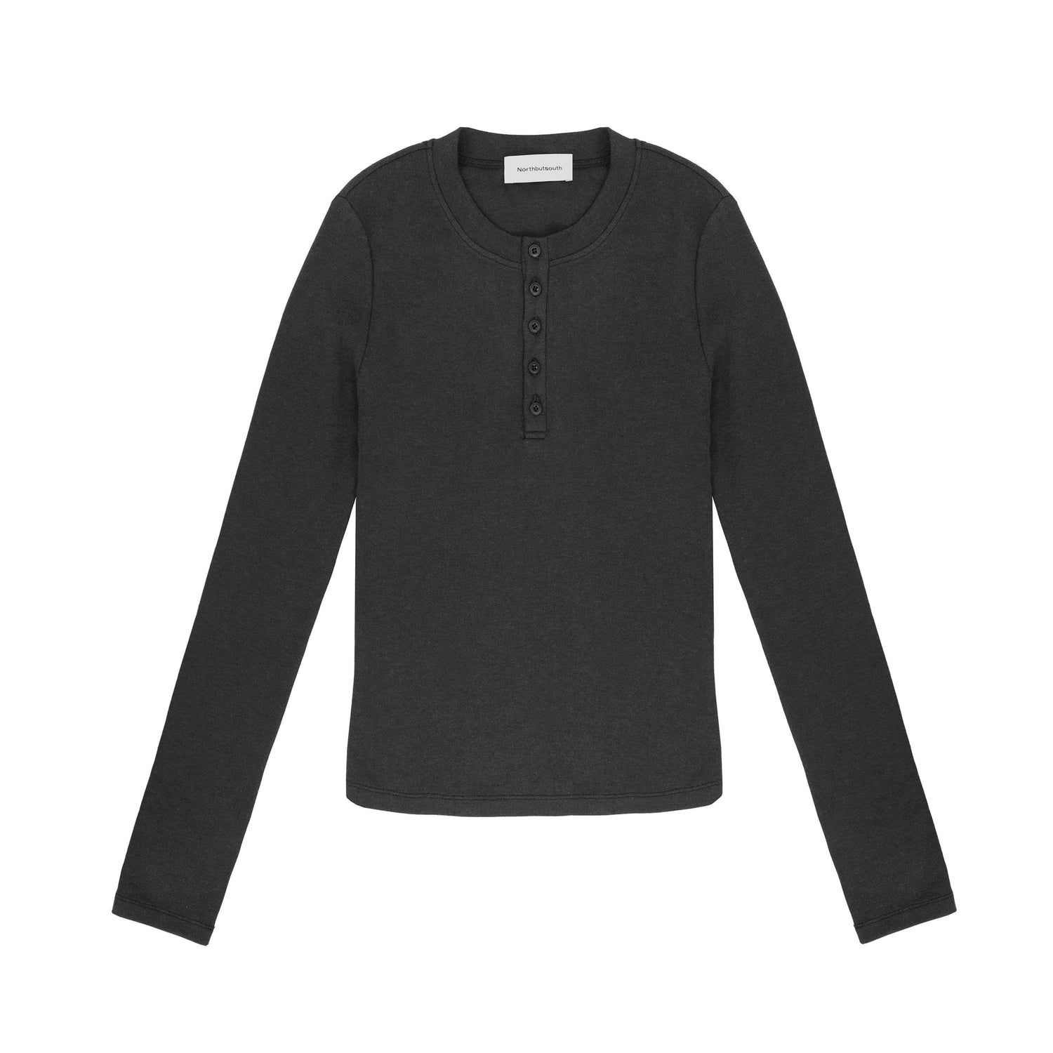 Northbutsouth_Slim_Fit_High_Stretch_Henley_Multi_Button_Women&