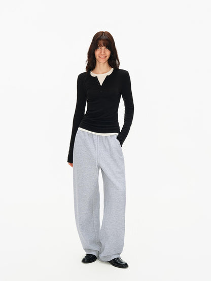Northbutsouth Slim Fit High Stretch Henley Multi Button Women&