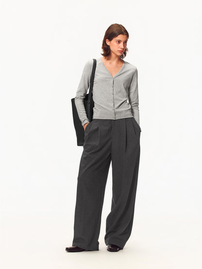 Northbutsouth Slim Fit V-neck Long Sleeve Button-up Cardigans
