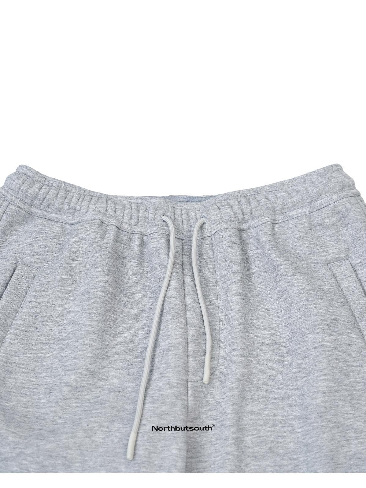 Northbutsouth Slub Texture Adjustable Waist Curved Cut Women&