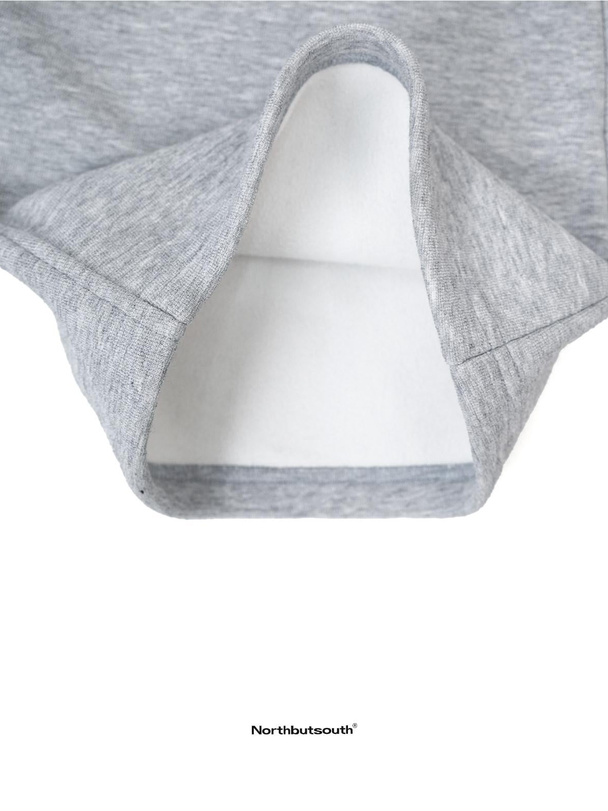 Northbutsouth Slub Texture Adjustable Waist Curved Cut Women&