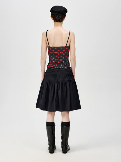 Northbutsouth Small Polka Dot Striped Textured Slim Fit Women&