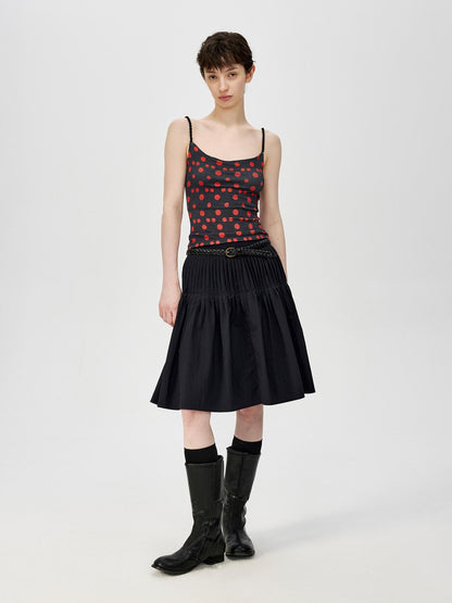 Northbutsouth Small Polka Dot Striped Textured Slim Fit Women&