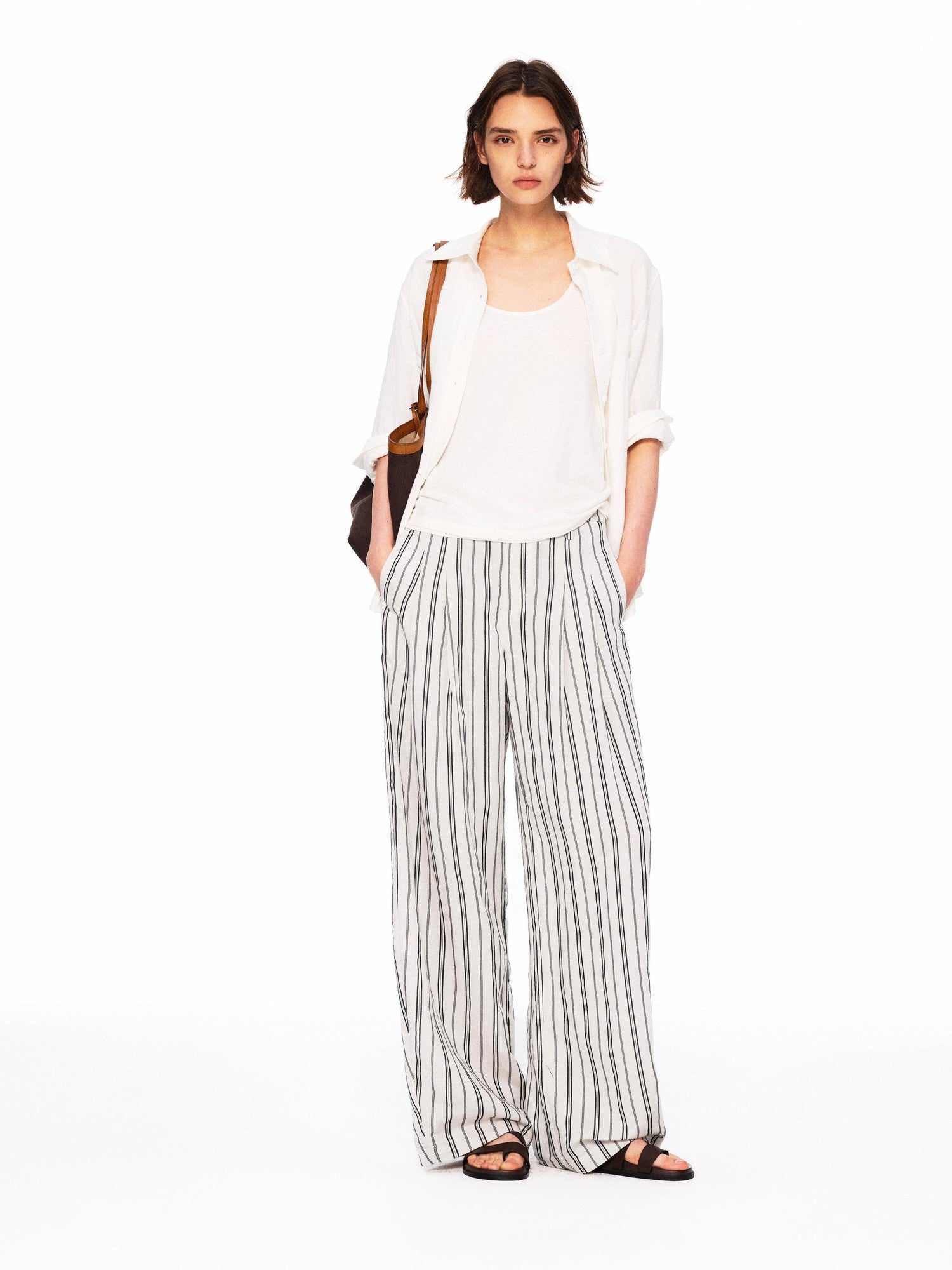 Northbutsouth Small Square Collar Loose Casual Long Sleeve Women&