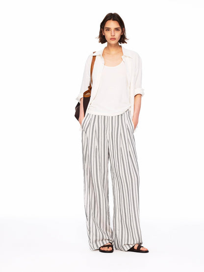 Northbutsouth Small Square Collar Loose Casual Long Sleeve Women&