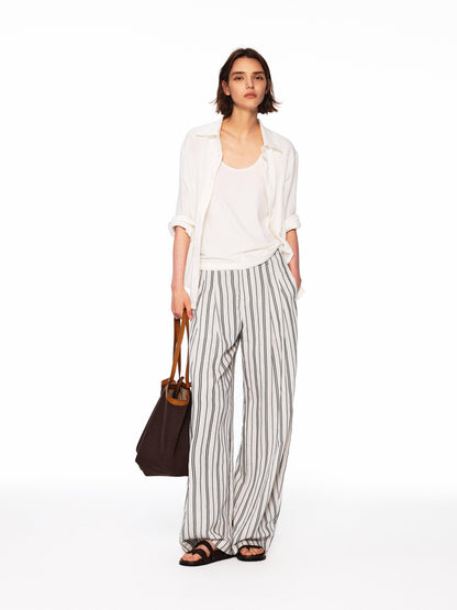 Northbutsouth Small Square Collar Loose Casual Long Sleeve Women&