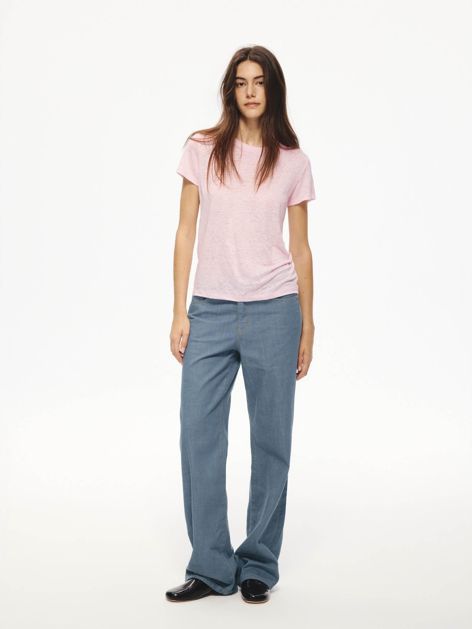Northbutsouth Snowflake Texture Loose Crew Neck Women&
