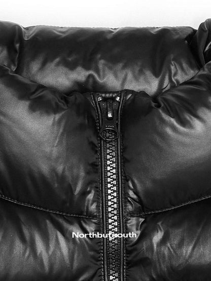 Northbutsouth Stand Collar Lightweight Fluffy Women&