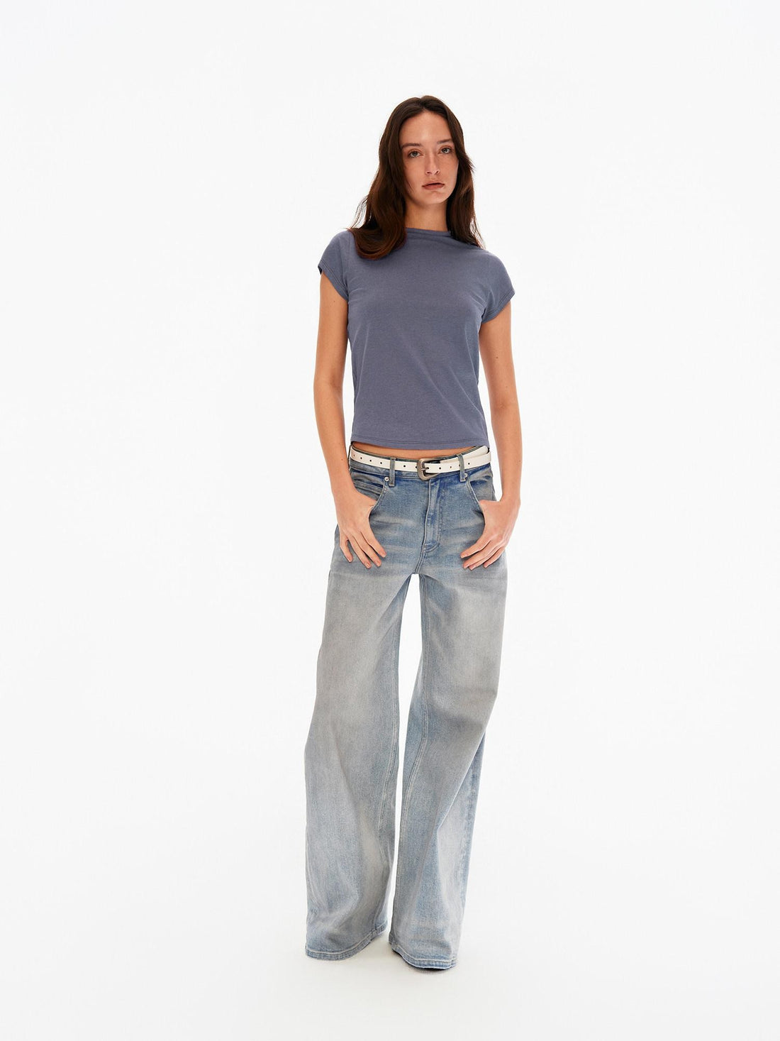 Northbutsouth Stretch Slim Fit Cap Sleeve Women&