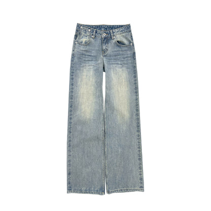 Northbutsouth Textured Crease Low Rise Relaxed Jeans MISSTT