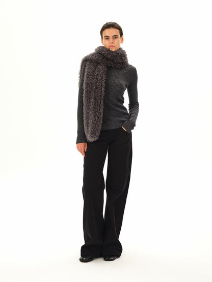 Northbutsouth Textured Curly Teddy Plush Faux Fur Women&