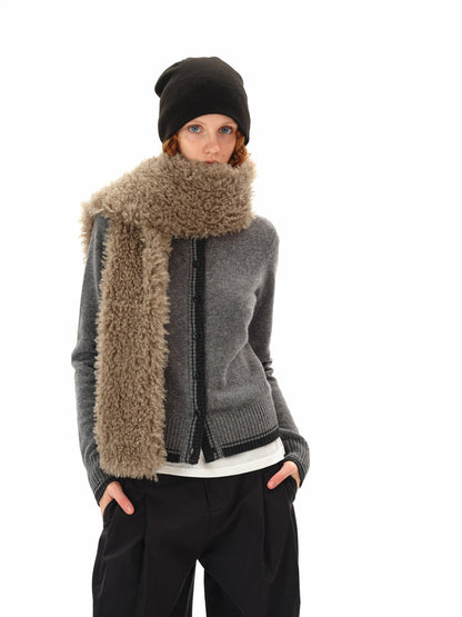 Northbutsouth Textured Curly Teddy Plush Faux Fur Women&