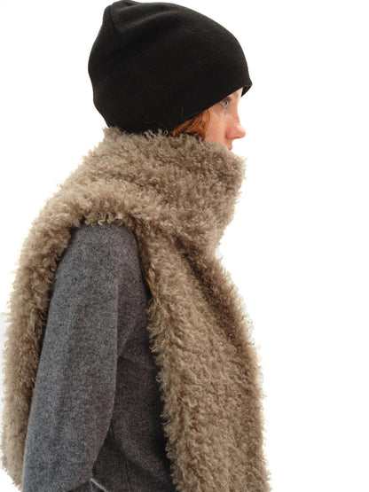 Northbutsouth Textured Curly Teddy Plush Faux Fur Women&