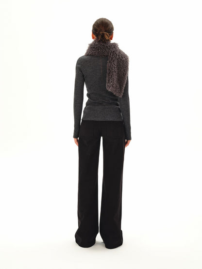 Northbutsouth Textured Curly Teddy Plush Faux Fur Women&