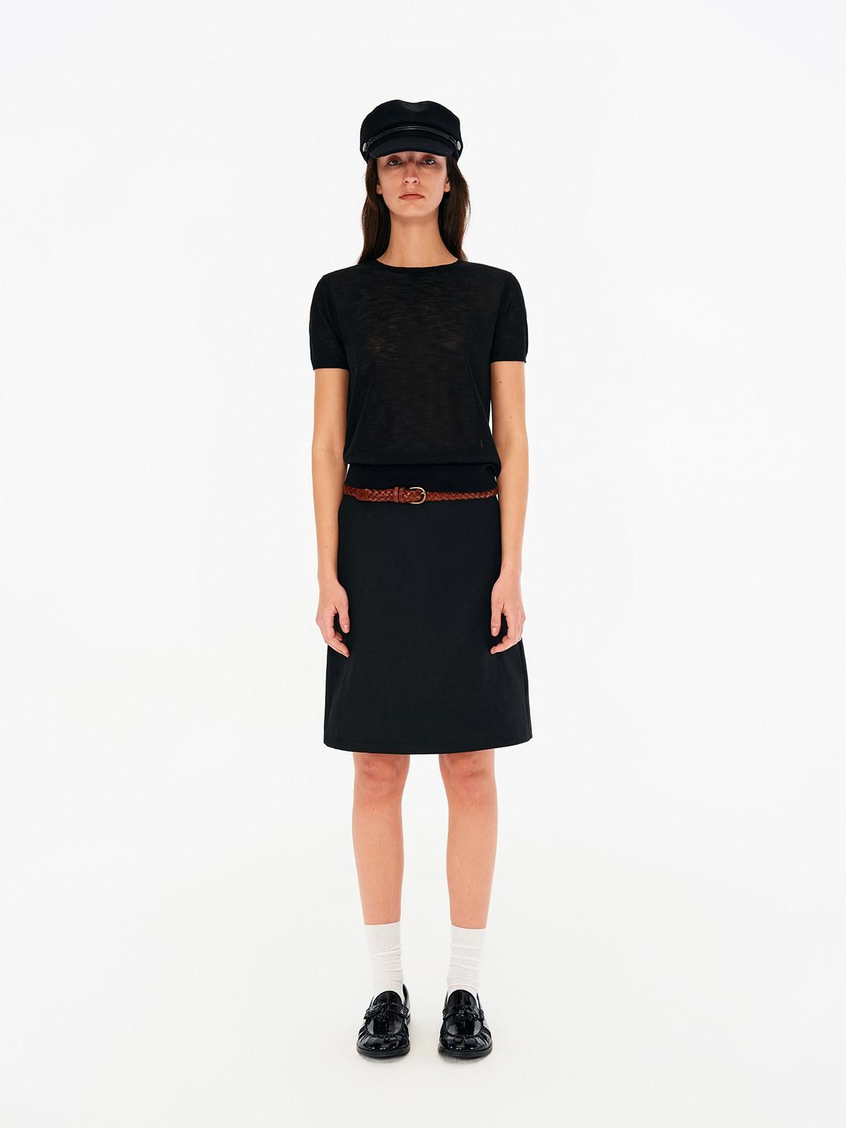 Northbutsouth Textured Linen Knit Round Neck Women&