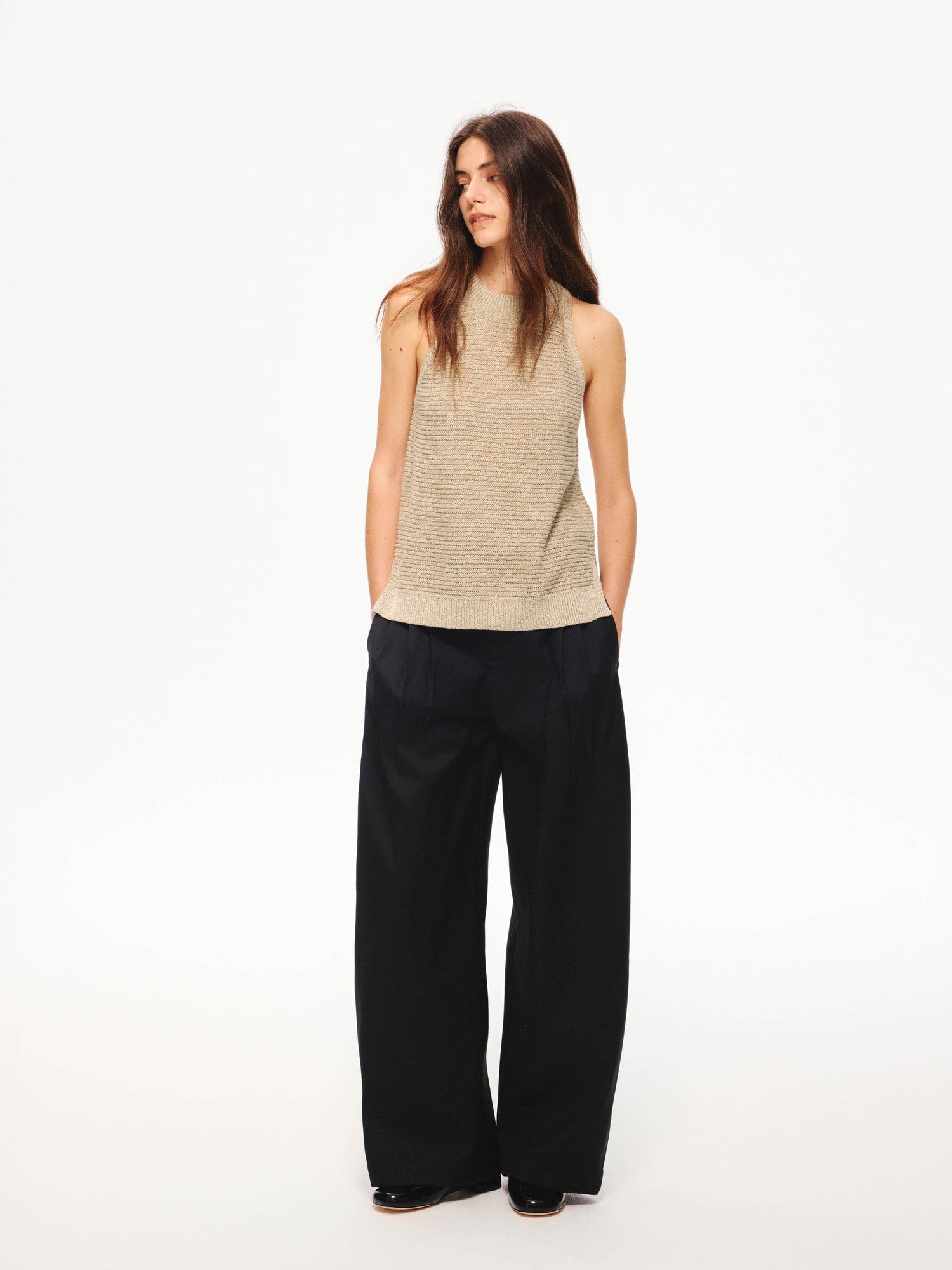 Northbutsouth Textured Melange Breathable Off Shoulder Women&
