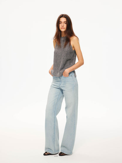 Northbutsouth Textured Melange Breathable Off Shoulder Women&