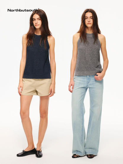Northbutsouth Textured Melange Breathable Off Shoulder Women&