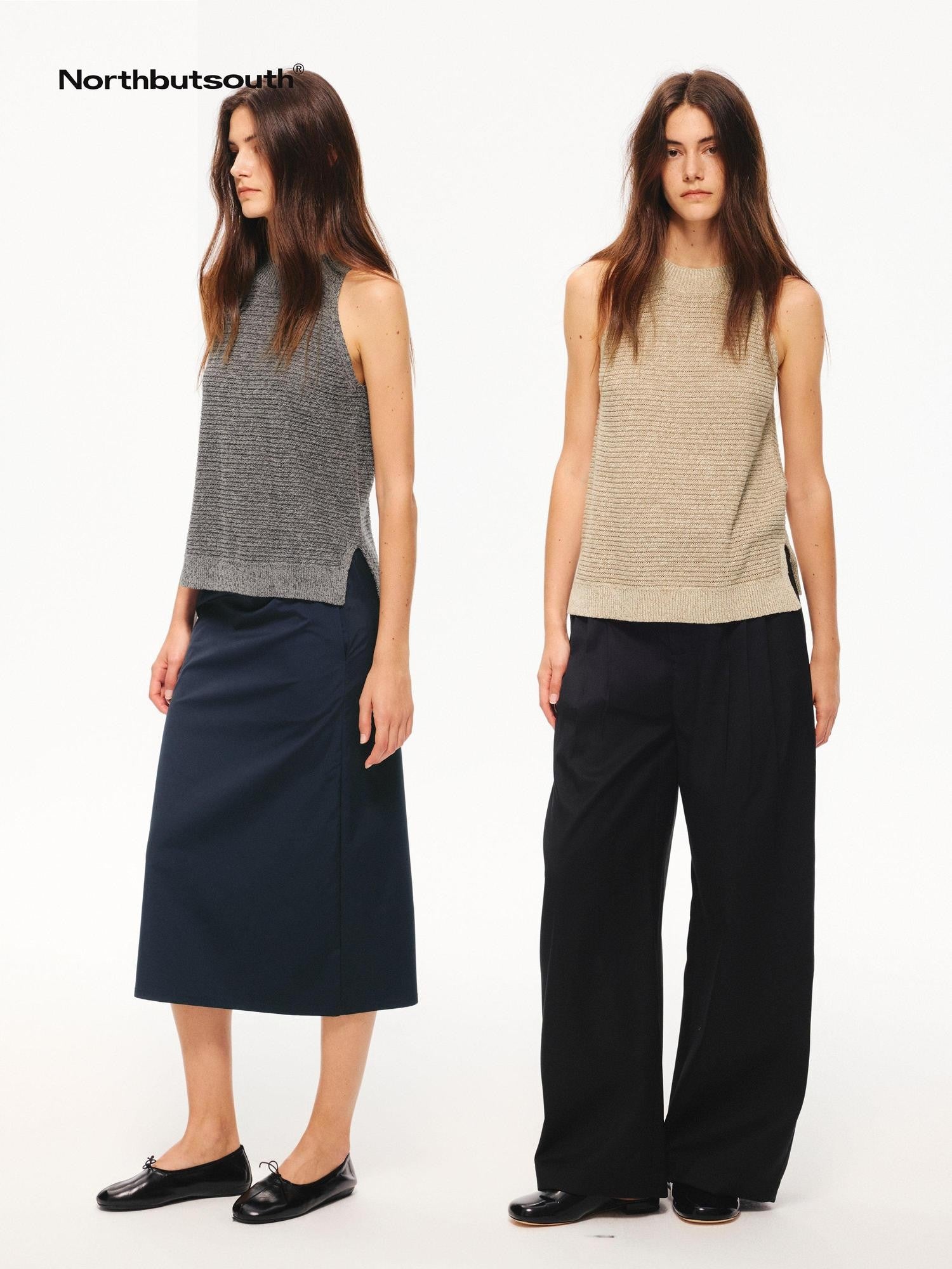 Northbutsouth Textured Melange Breathable Off Shoulder Women&