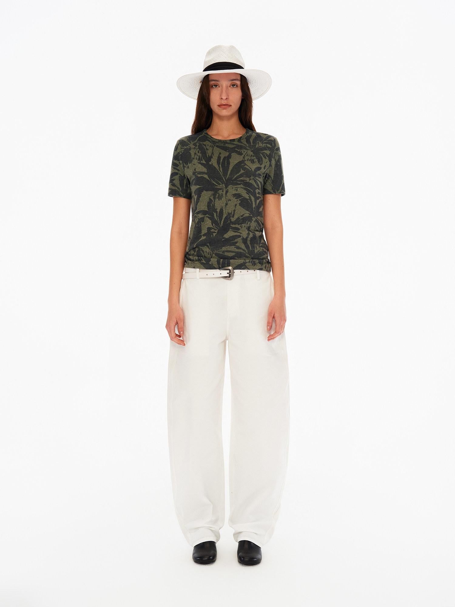 Northbutsouth Textured Three Tone Curved Tapered Mid Low Rise Women&