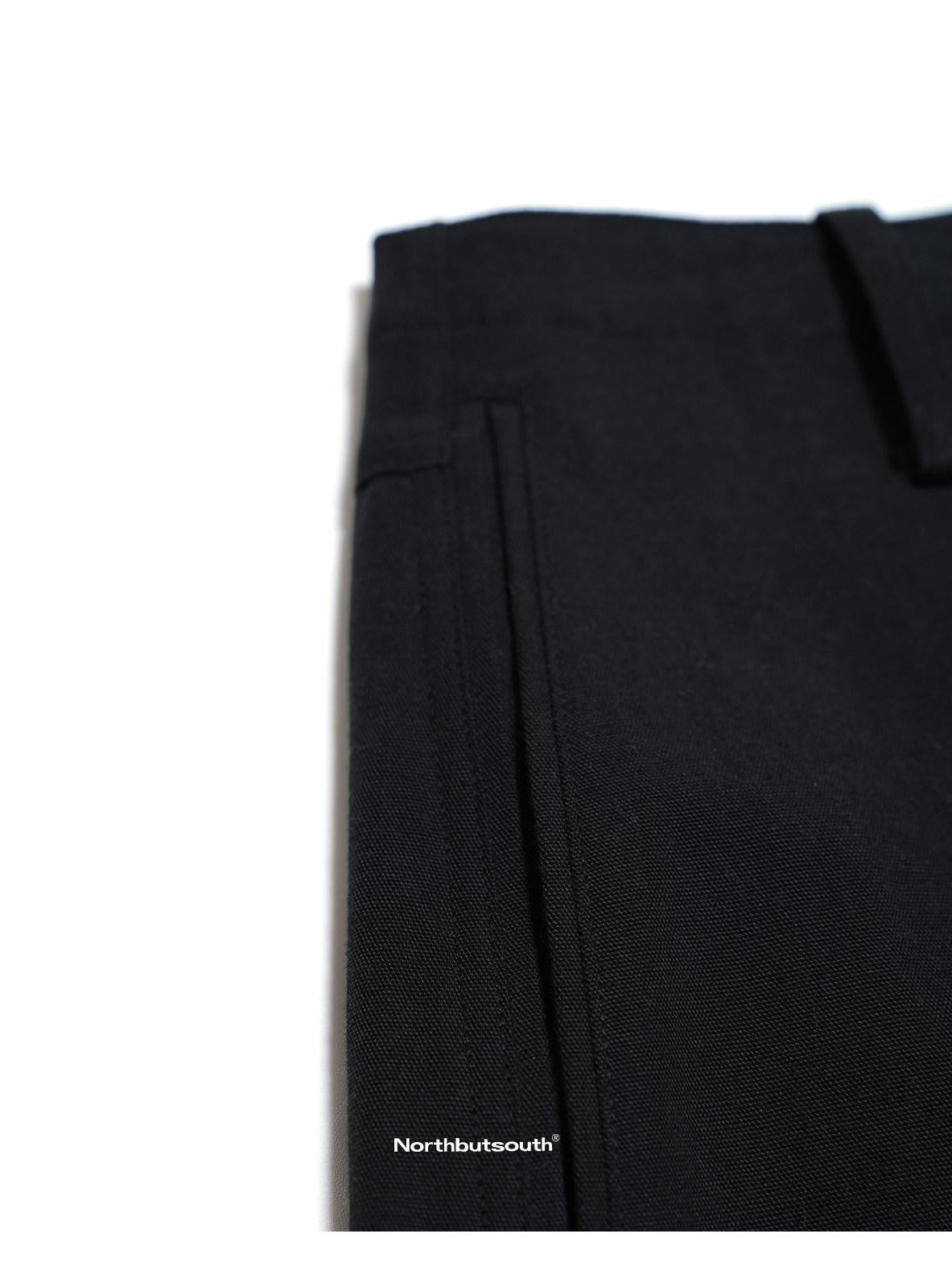 Northbutsouth Textured Three Tone Curved Tapered Mid Low Rise Women&