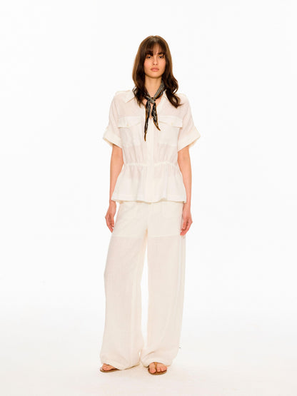 Northbutsouth Textured Waistless Mid Low Rise Square Pocket Women&