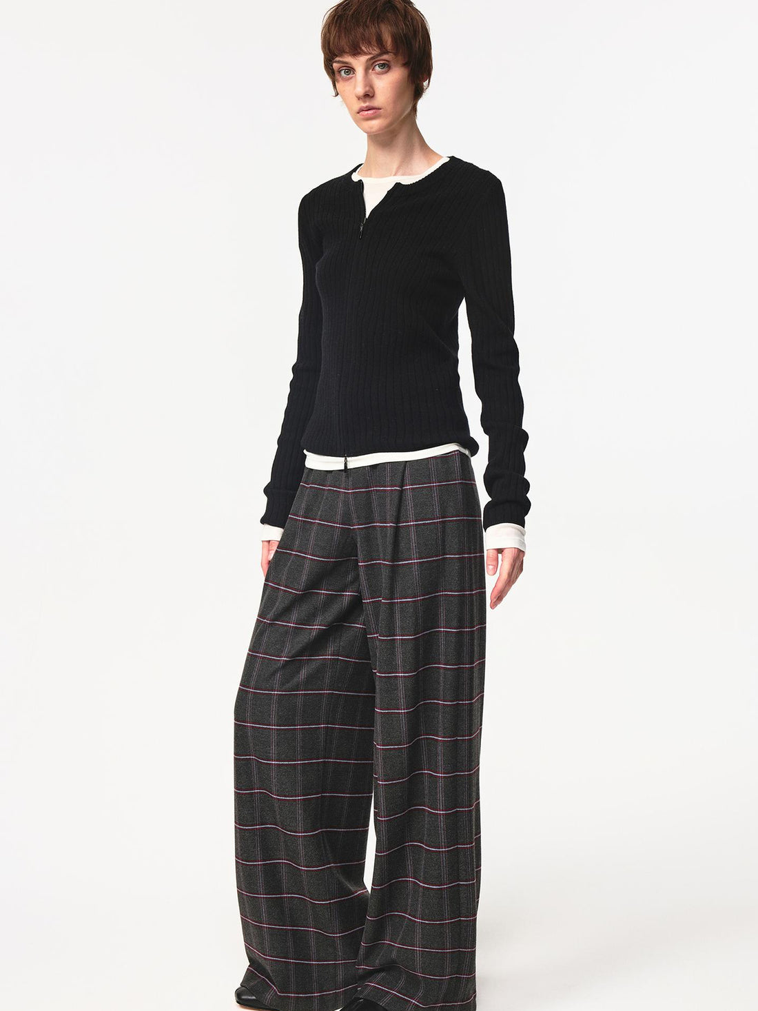 Northbutsouth Thermo Soft Merino Cashmere Ribbed Dual Zip Cardigan