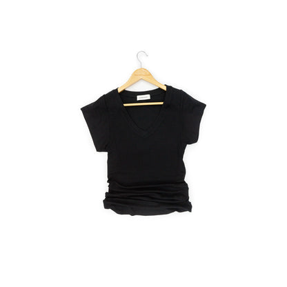 Northbutsouth Three Tone Classic V-neck Stacked T-shirt Dress MISSTT