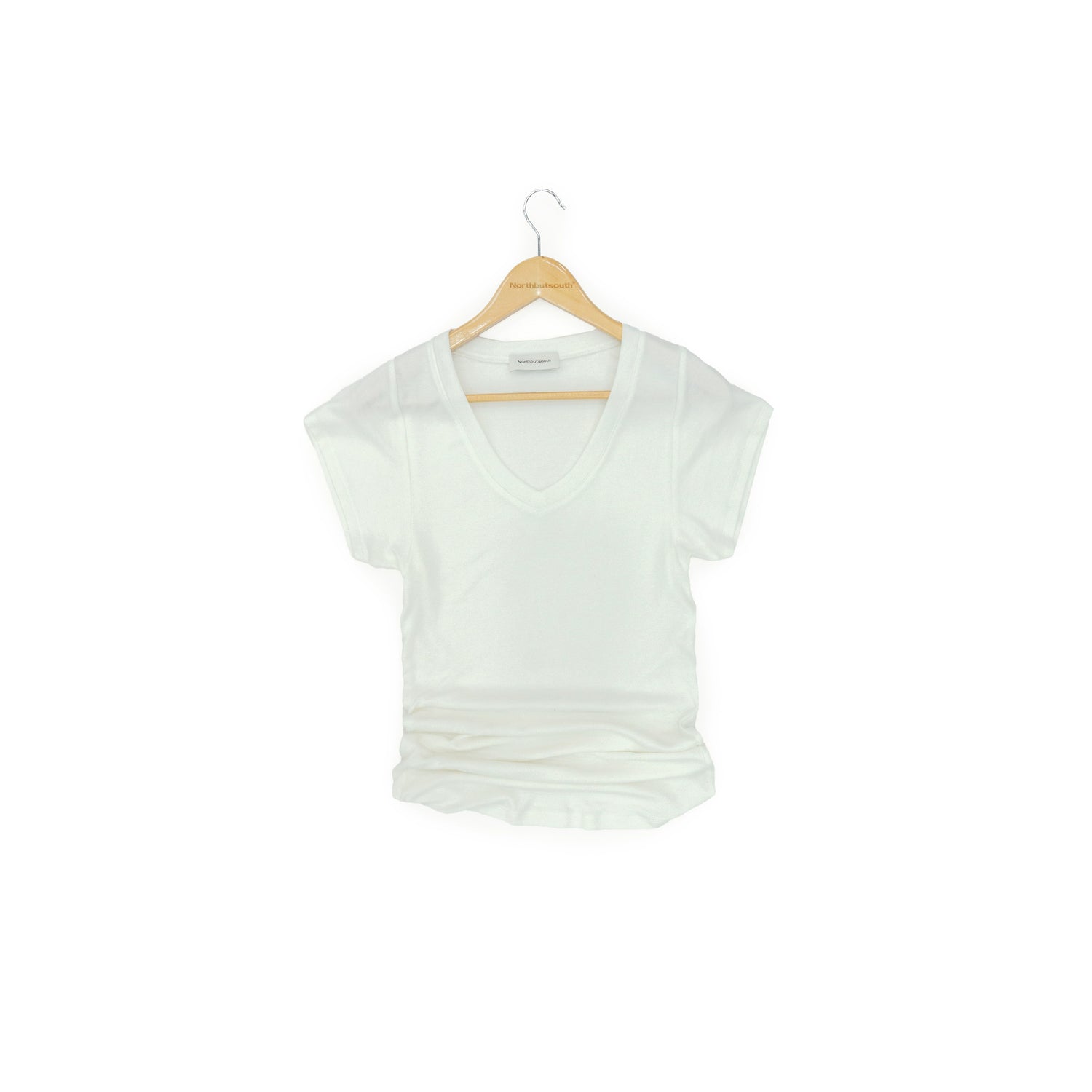 Northbutsouth Three Tone Classic V-neck Stacked T-shirt Dress MISSTT