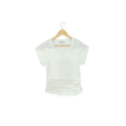 Northbutsouth Three Tone Classic V-neck Stacked T-shirt Dress MISSTT
