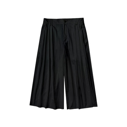 Northbutsouth_Tri_Color_Pleated_Slit_Pocket_Straight_Women&